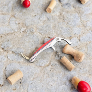 Red and Black Stripes Corkscrew