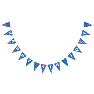 Red and Blue 4th of July   Bunting
