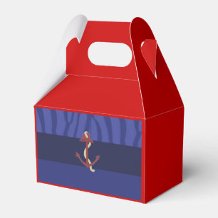 Red and Blue Anchor Favour Box