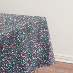 Red and blue Christmas pattern Tablecloth