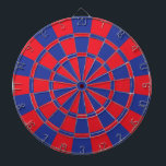 Red And Blue Dartboard<br><div class="desc">Red And Blue Dart Board</div>