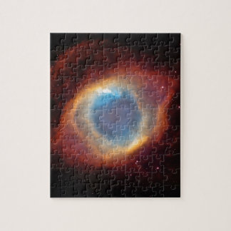 Red and Blue Helix Nebula NGC 7293 Planetary Fog Jigsaw Puzzle