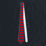 Red and Blue Horizontal Stripe Tie<br><div class="desc">Look good in this tie with horizontal red and blue stripes.</div>