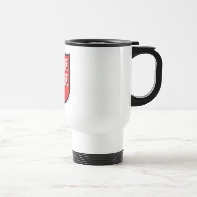 Red and Blue, it has to be Travel Mug (Right)