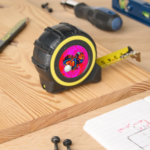 Red And Blue Lawn Bowls, Tape Measure 1