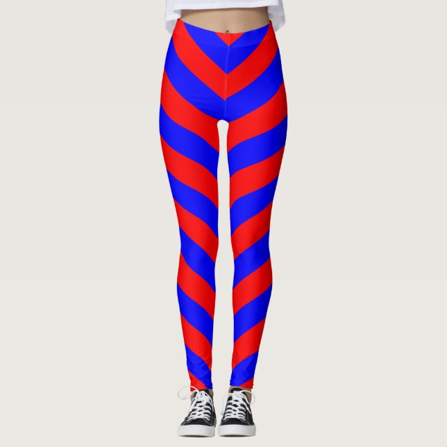 Red And Blue Leggings (Front)