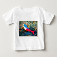 red and blue mermaid