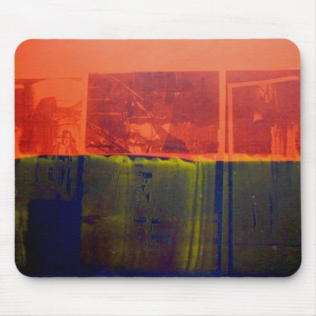 Red and Blue Mouse Pad (Front)