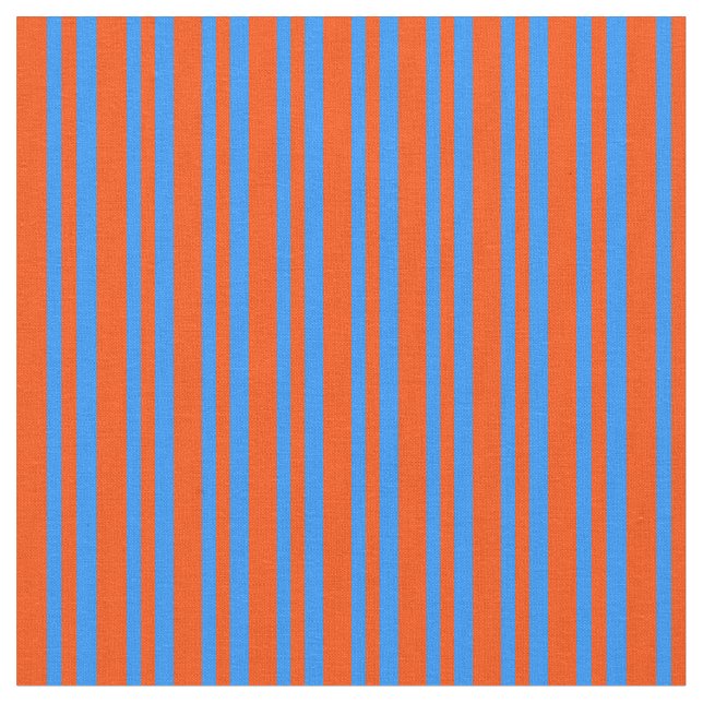Red and Blue Pattern Fabric (Close Up)