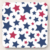 Red and Blue Stars - American flag pattern