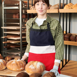 Red and Blue Stripes Apron