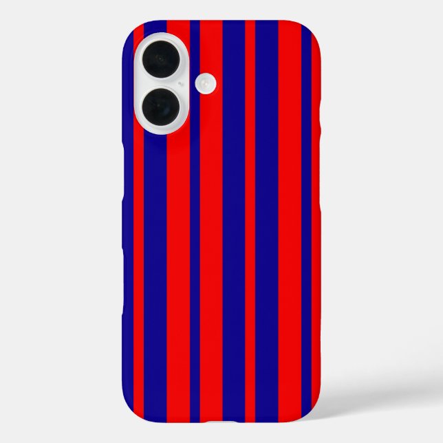 Red and Blue Stripes Design  Case-Mate iPhone Case (Back)