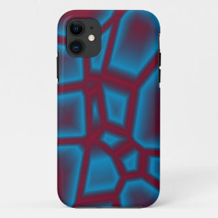 red and blue texture Case-Mate iPhone case