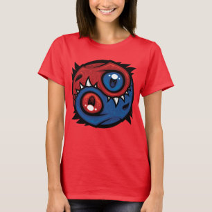 Red and Blue Yin Yang Dragons T-Shirt