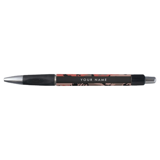 Red and Brown Camouflage Your name Personalise (Front)