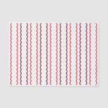Red and Burgundy Simple Scallop Stripes Christmas Tissue Paper<br><div class="desc">This matching tissue paper pattern coordinates with other gift wrapping supplies in the Simple Scallop collection and adds a graphic touch of personality to your Christmas gift giving.</div>