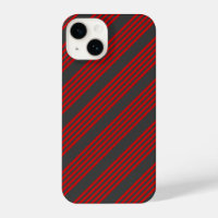 Red and charcoal five stripe pattern