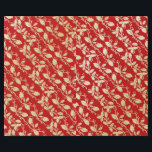Red and Gold Holly Christmas Wrapping Paper<br><div class="desc">Introducing our Classic Christmas Wrapping Paper, designed to evoke the timeless spirit of the holiday season. This traditional wrapping paper boasts a rich red background adorned with graceful gold strands of holly leaves and vines, creating a festive and elegant design that harks back to the heartwarming traditions of Christmas. The...</div>