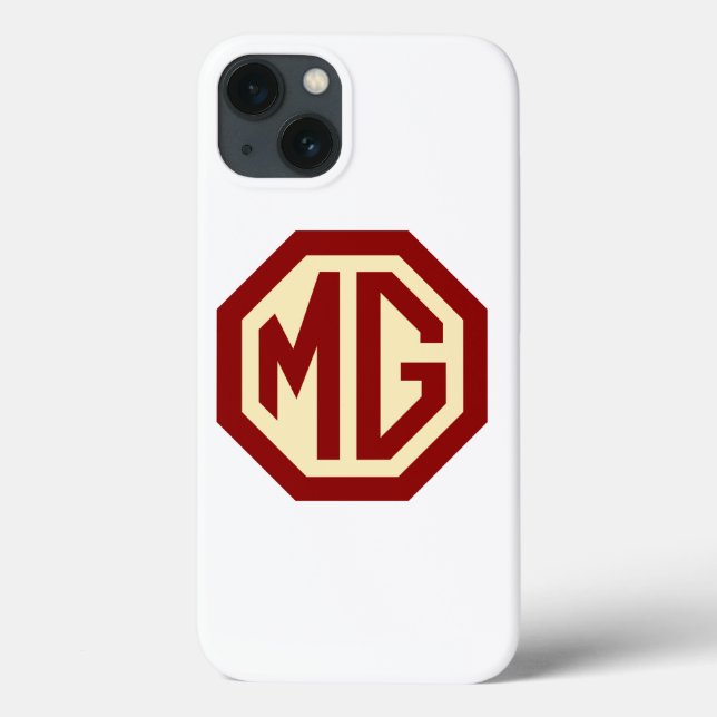 Red and Gold MG Logo Case-Mate iPhone Case (Back)