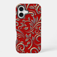 Red and gold pattern
