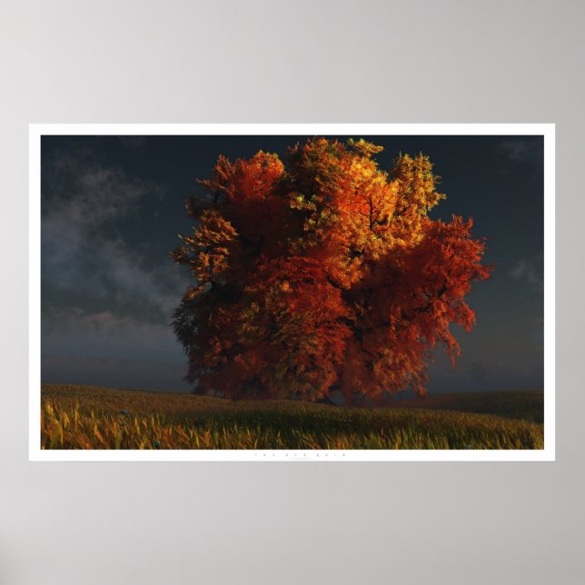 Red and Gold Poster (Front)