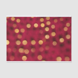 Red and Gold Sparkles Tissue Paper