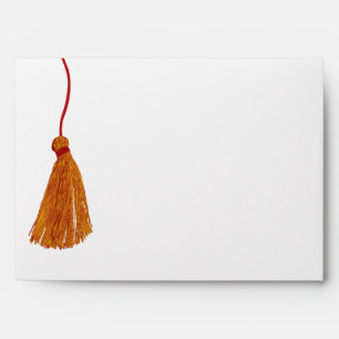 Red and Gold Tassel Envelope