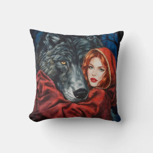 Red and Gray: An Unexpected Connection Cushion