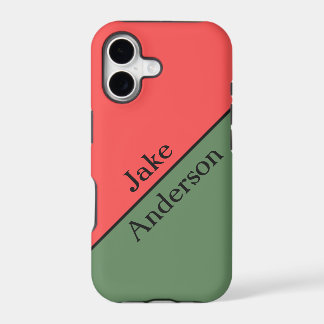 Red and Green 45 Degrees Minimalist