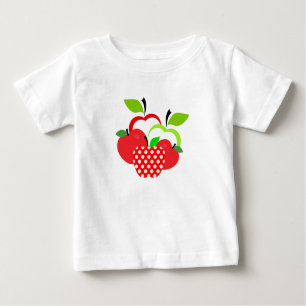 Red and Green Apples Baby T-Shirt