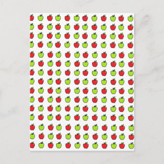 Red and Green Apples Postcard
