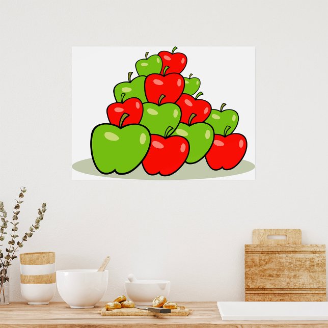 Red And Green Apples Poster (Creator Uploaded)