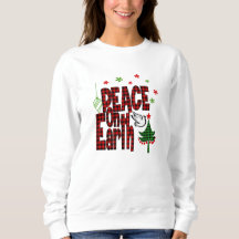 Red and Green Buffalo Plaid Christmas SweatShirt