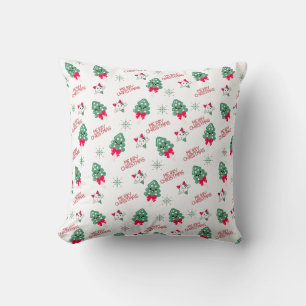 Red and Green Christmas pillow