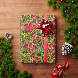 Red and green Coleus plant Wrapping Paper