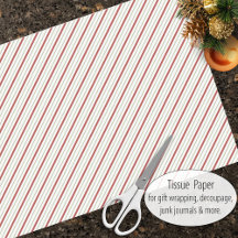 Red and Green Double Stripes in Holiday Colours