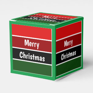 Red And Green Favour Box
