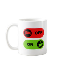 Red and Green Funny Coffee and Start Mug