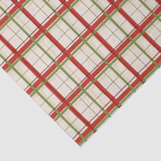 Red and Green Holiday Tissue Paper