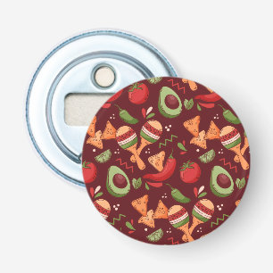 Red And Green Mexican Food Bottle Opener