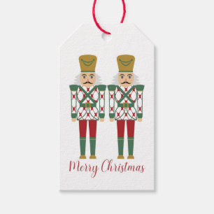 Red and Green Nutcracker Gift Tags