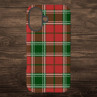 Red and Green Plaid Christmas Pattern