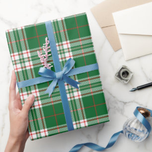 Red And Green Plaid  Wrapping Paper