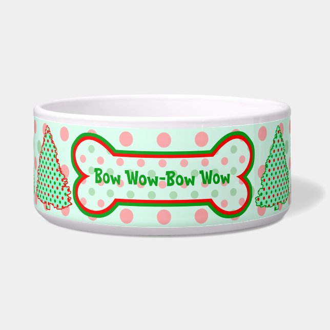 Red and Green Polka Dot Tree (Front)