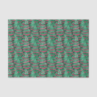 Red and Green Preppy Christmas Trees