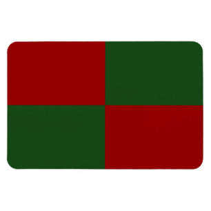 Red and Green Rectangles Magnet