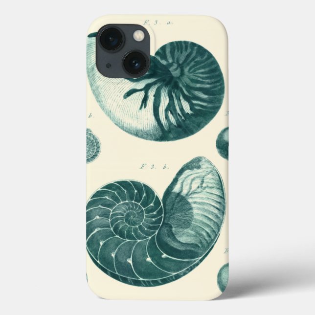 Red and Green Seashell Art Case-Mate iPhone Case (Back)