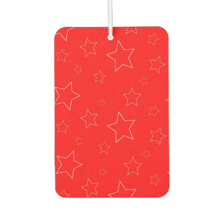 Red and Green Stars Air Freshener