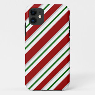 Red and Green Stripes Case-Mate iPhone Case