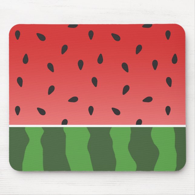 Red and Green Watermelon Mousepad (Front)